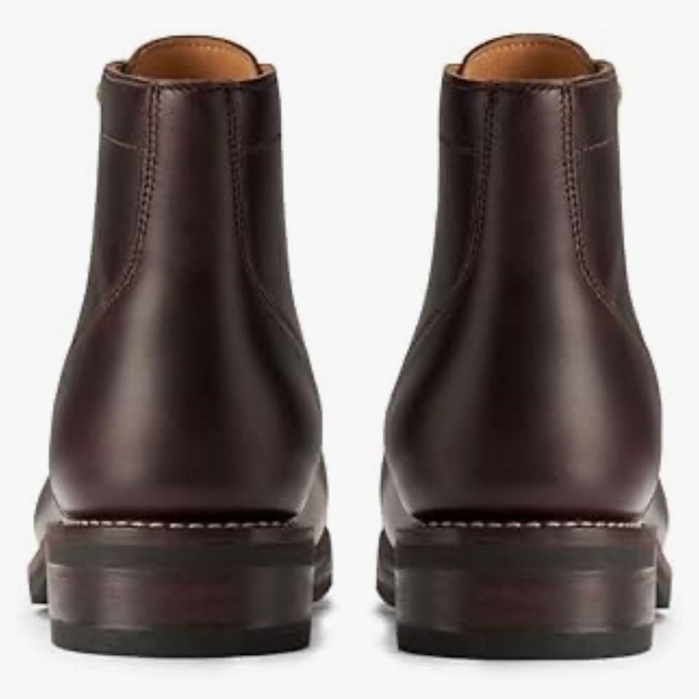 Men's Brown Leather Boots - Picture 4 of 4
